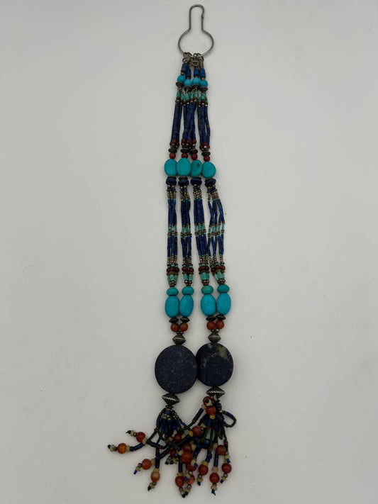 Lapis beaded necklace