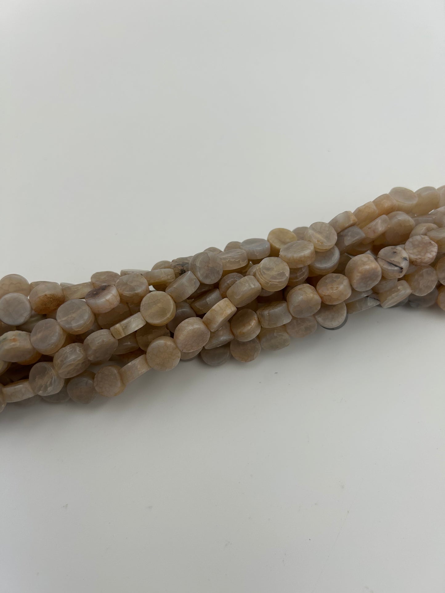 Spiderweb Agate Beads