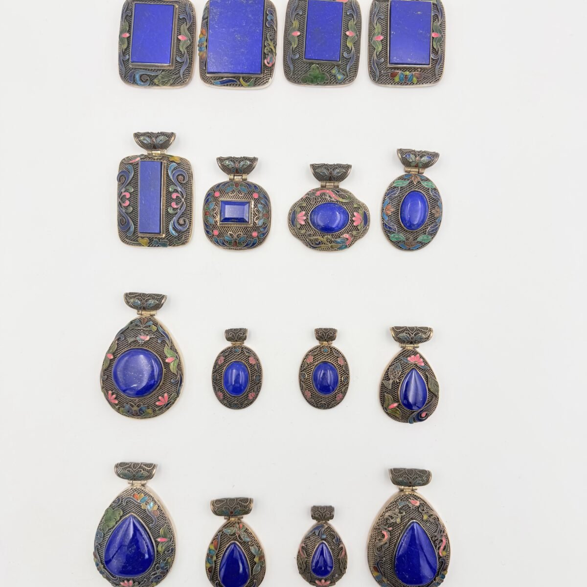 Lapis pendants: The Royal Blue Collection