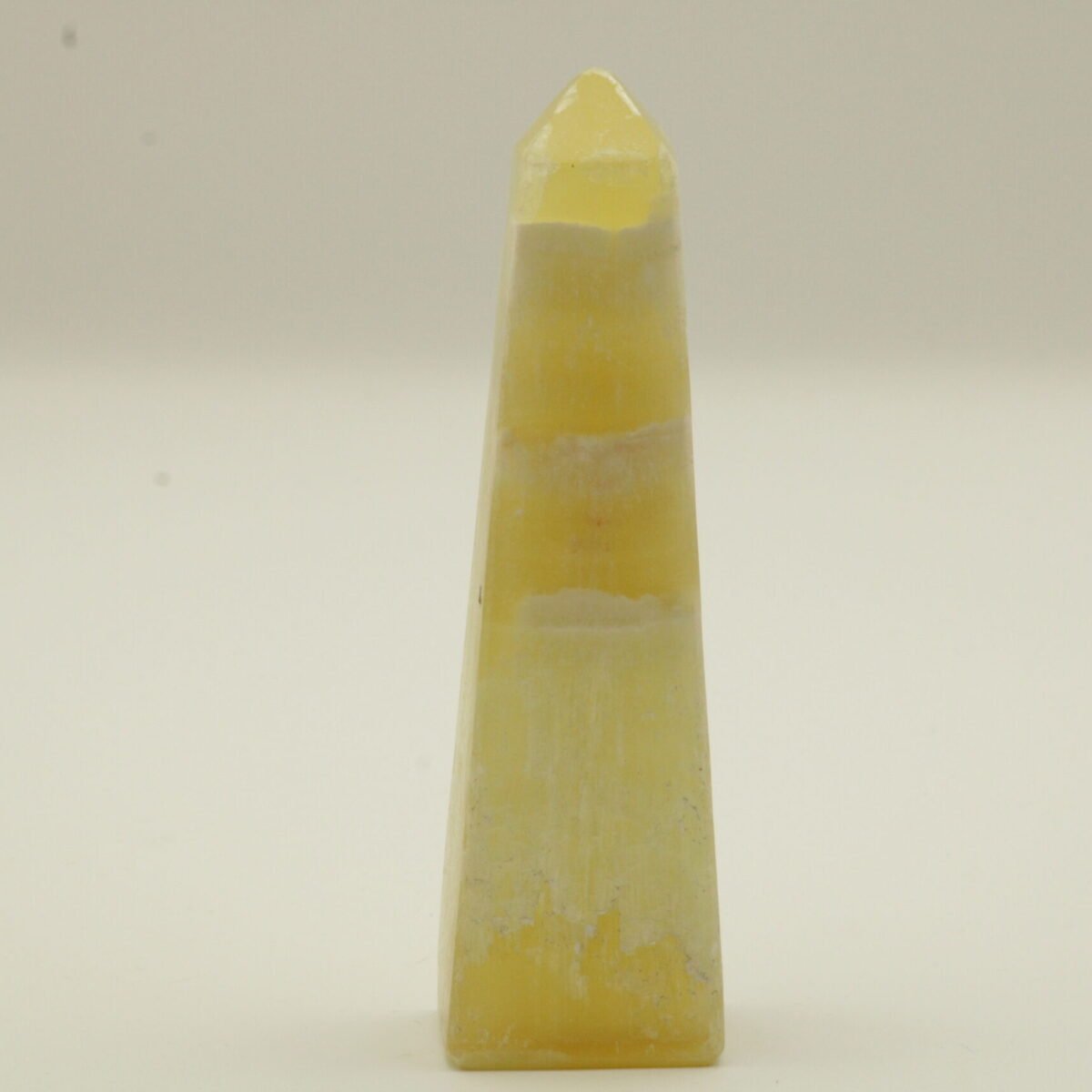 Alternative view of Lemon Calcite Points $30 per pound