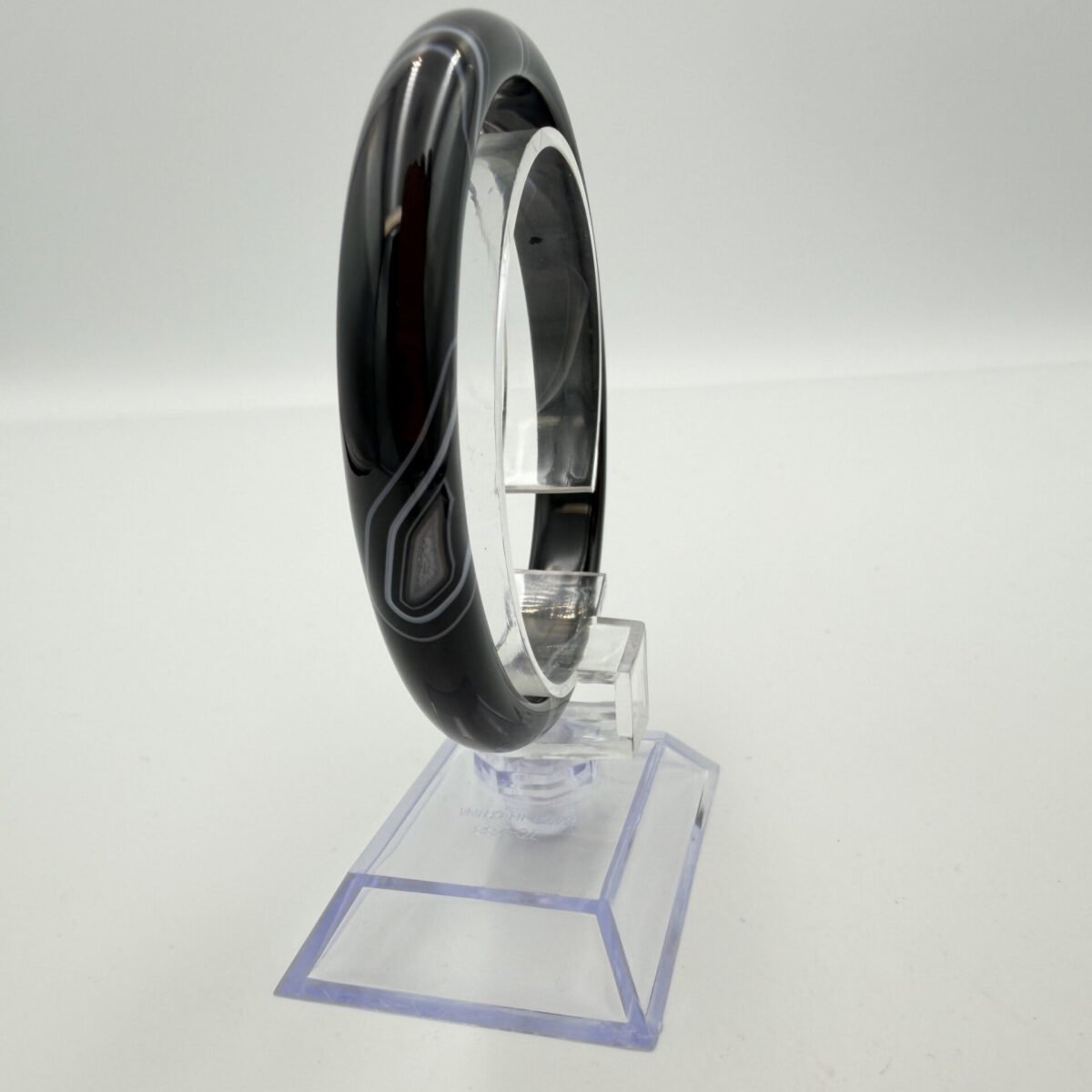 Alternative view of Midnight Onyx Sulemani Agate Bangle