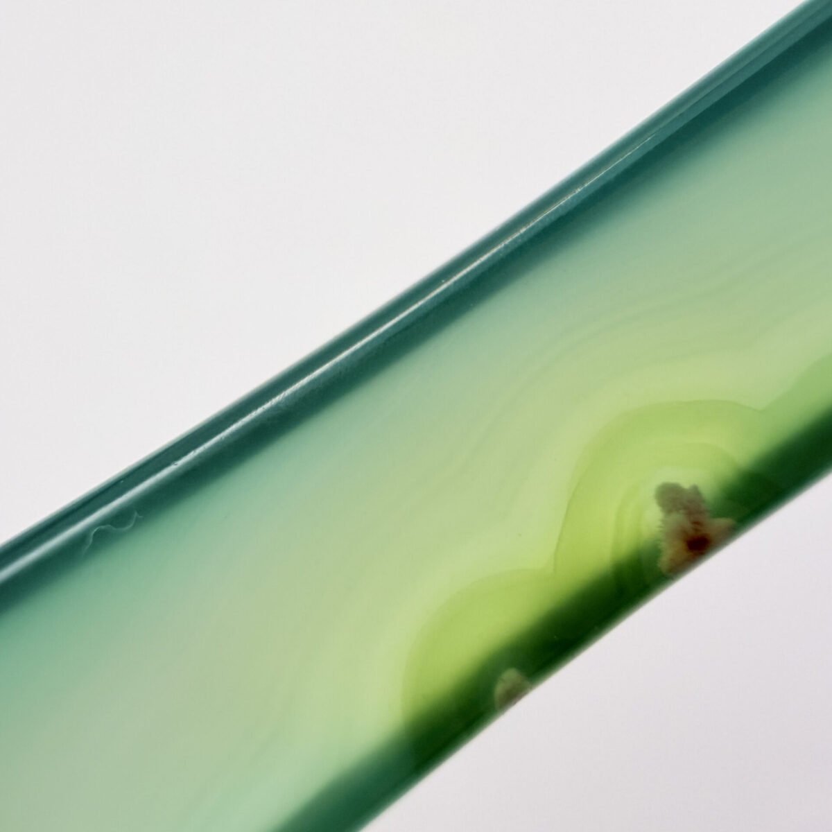 Alternative view of Imperial Emerald Green Agate Bangle